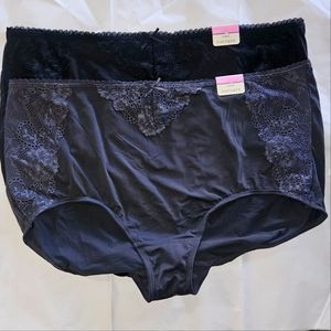 2 Pair Cacique Full Brief Panties Size 22/24 NWT